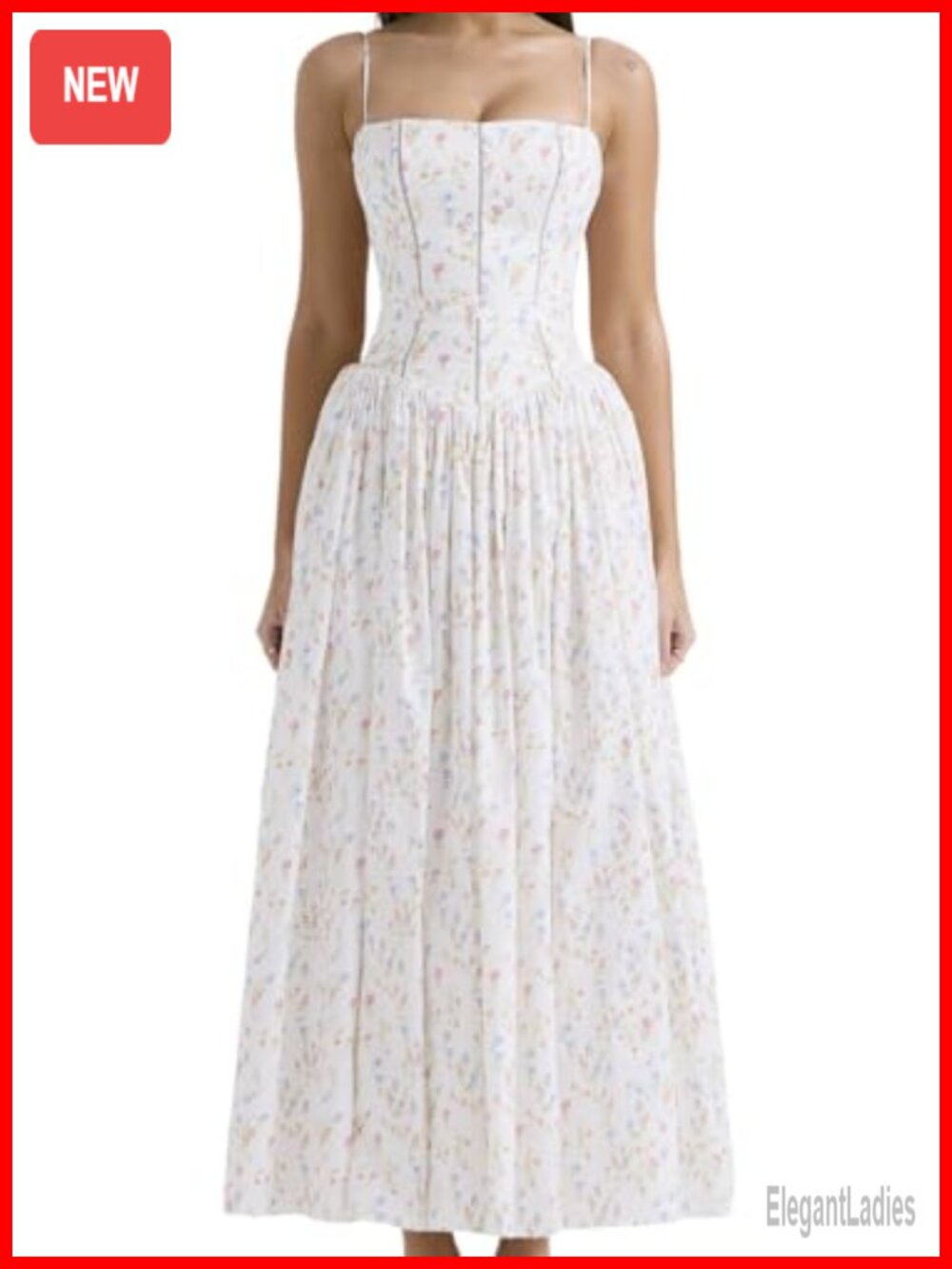 Bohemian Floral Strapless Backless A-Line Sleeveless Maxi Long Dress Summer